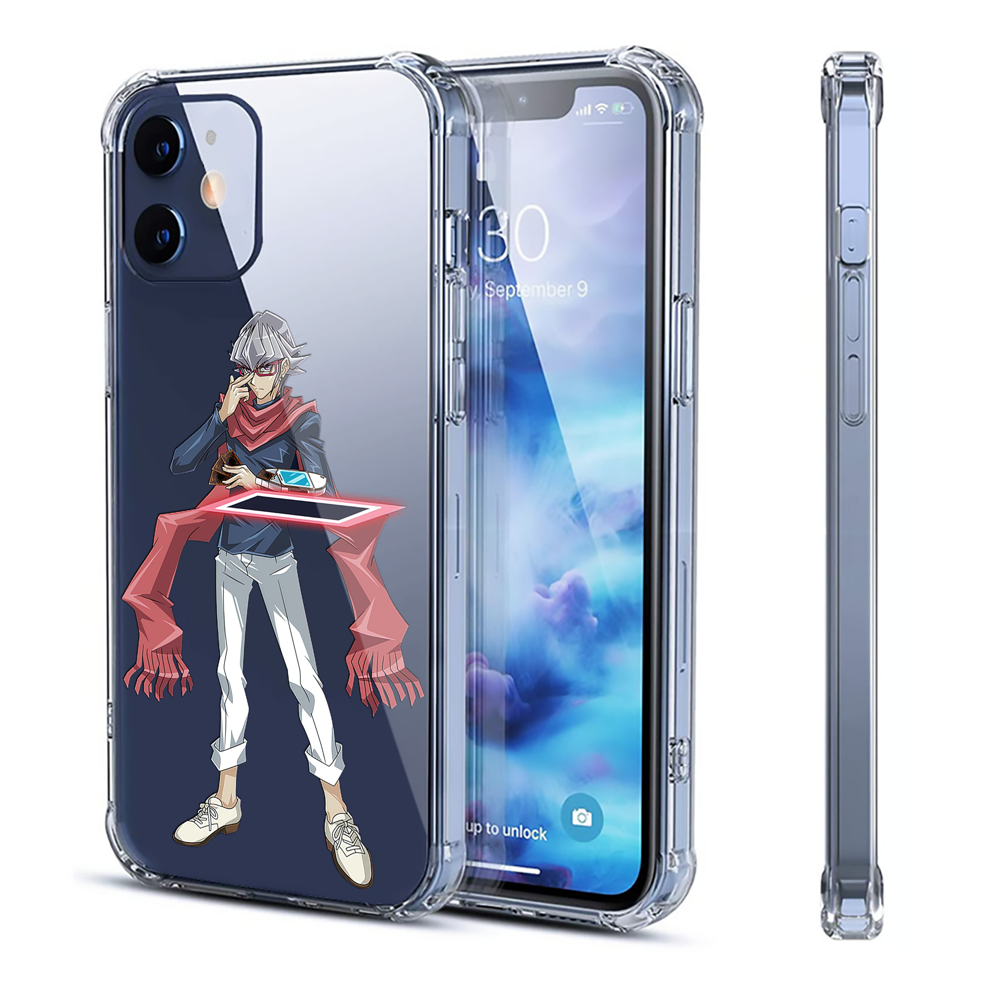 （画像用） 遊☆戯☆王 Yu-Gi-Oh! 【iPhone 12シリーズ対応】透明スマホケース（クリアソフトケース）
